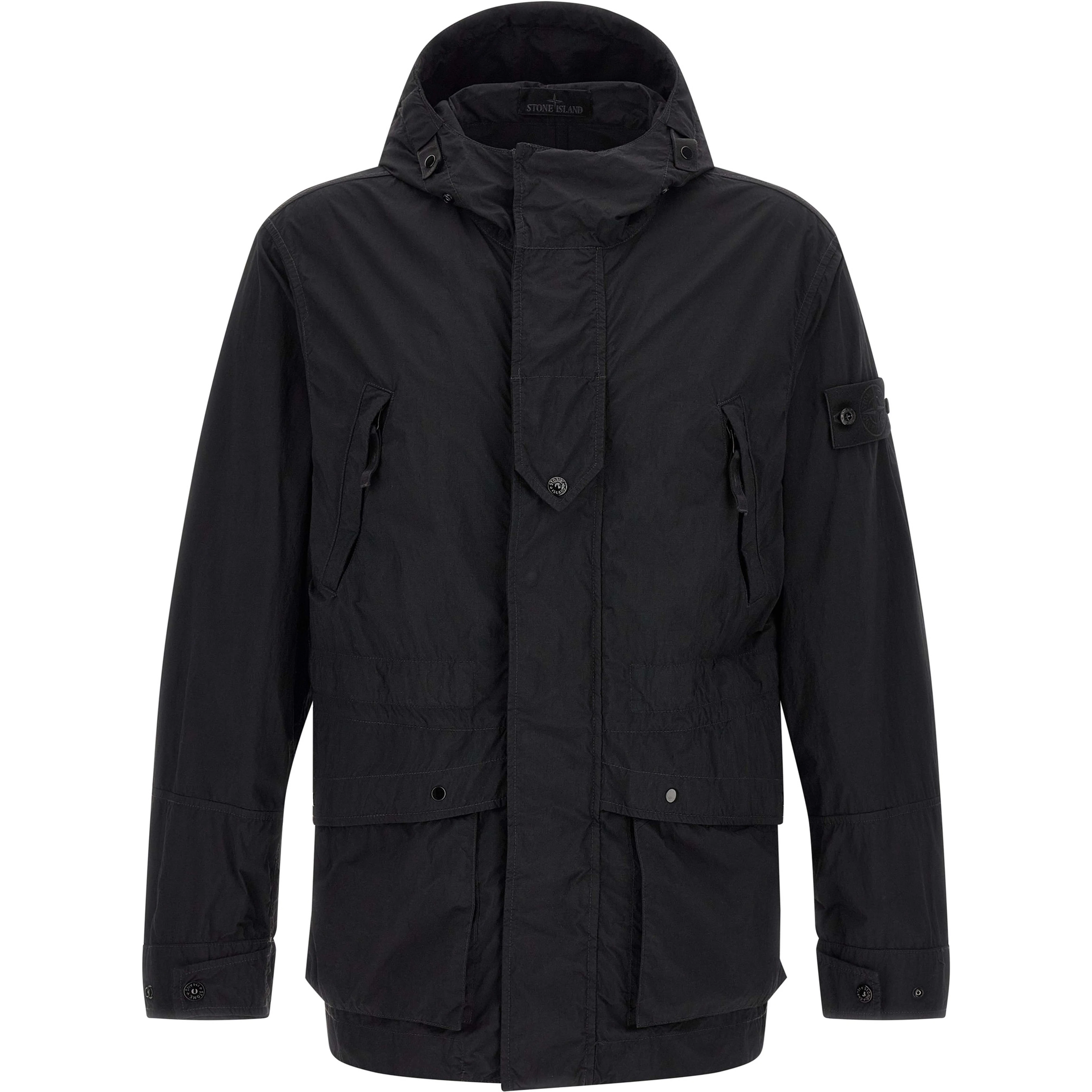 Black Polyamide Shell Jacket