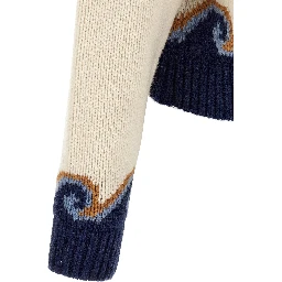 Multicolor Virgin Wool Cardigan