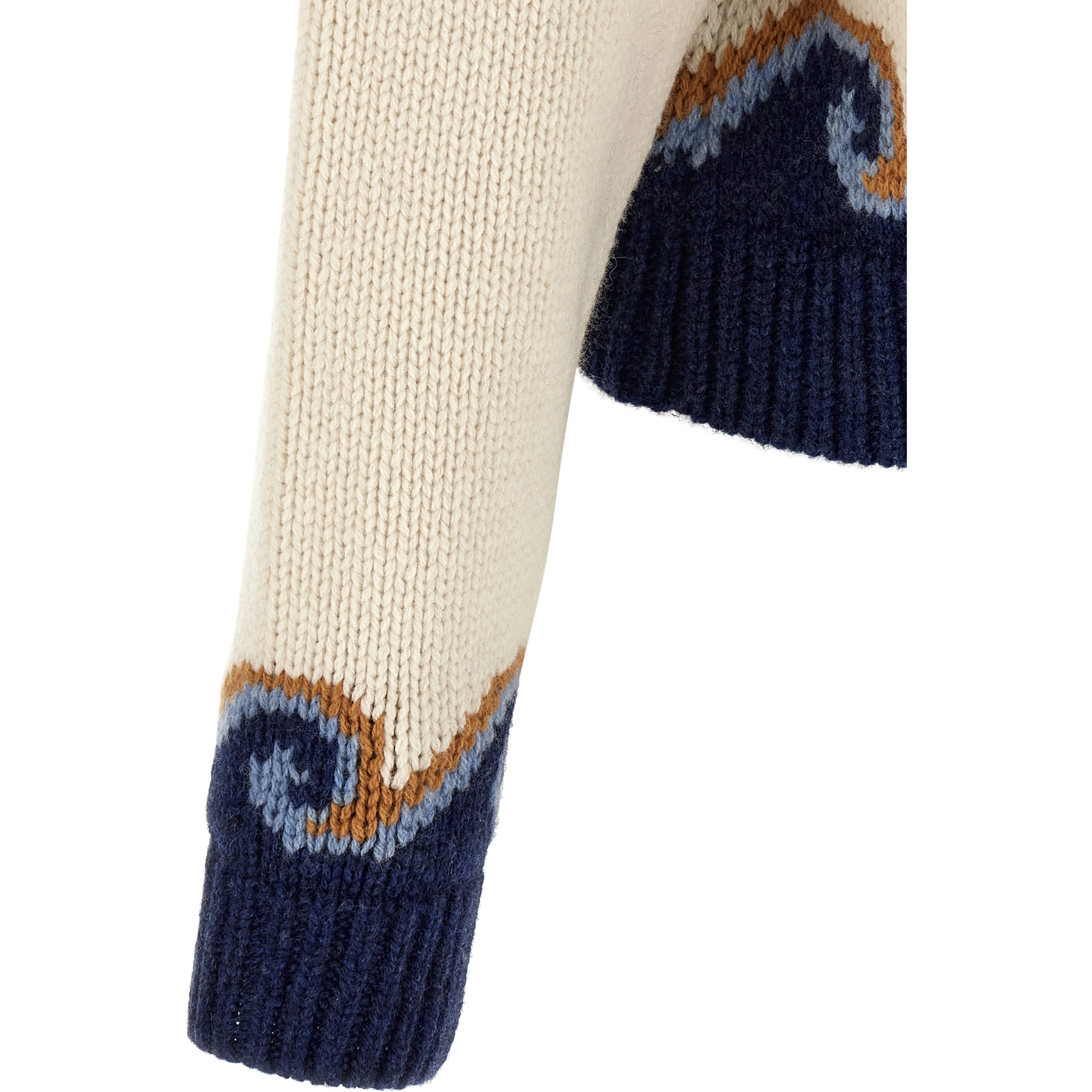 Multicolor Virgin Wool Cardigan