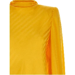 Bicolor Silk Blouse
