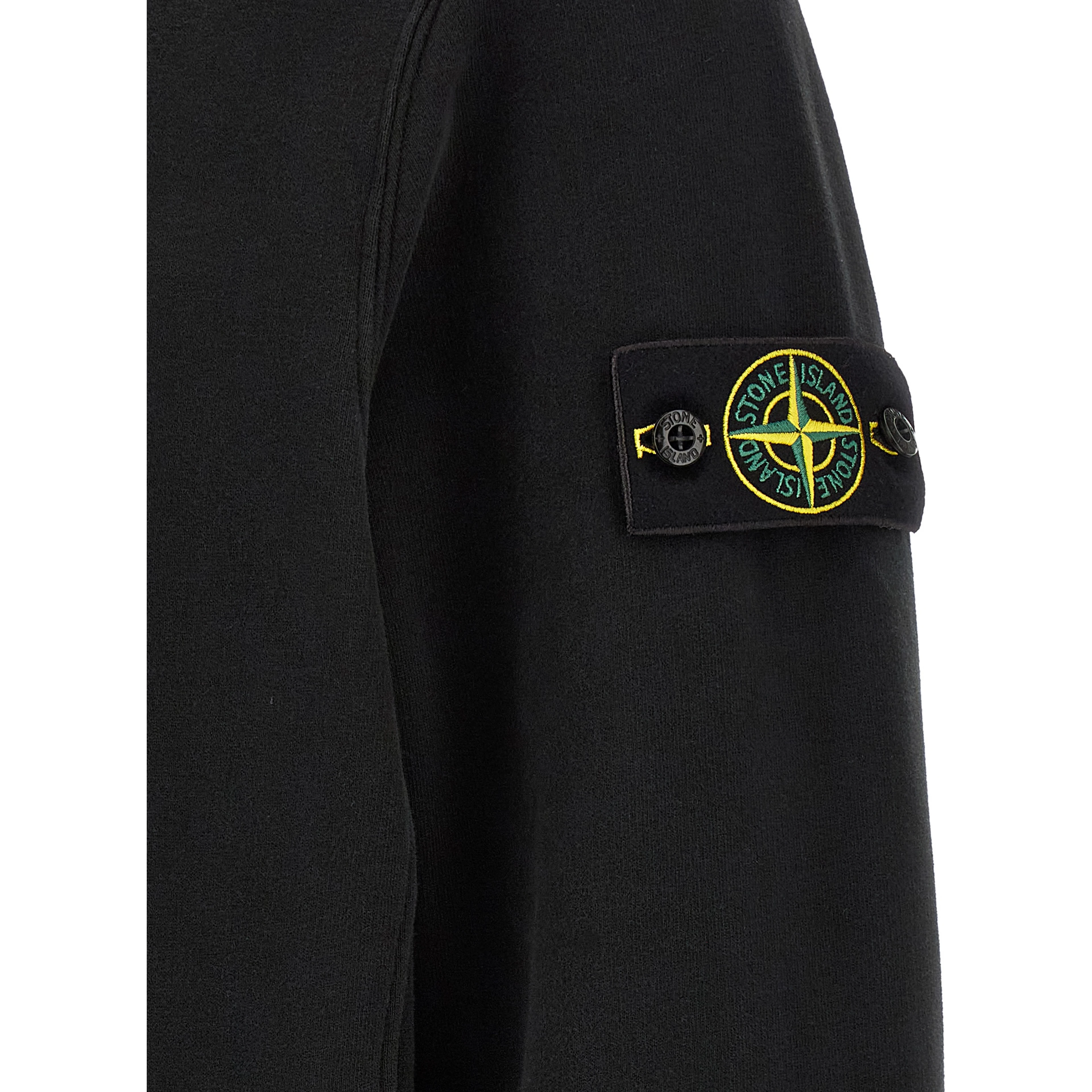 Black Cotton Sweatshirt