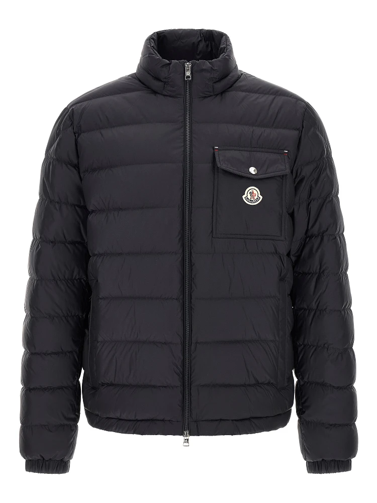 Blue Polyamide Full-Length Jacket alternative