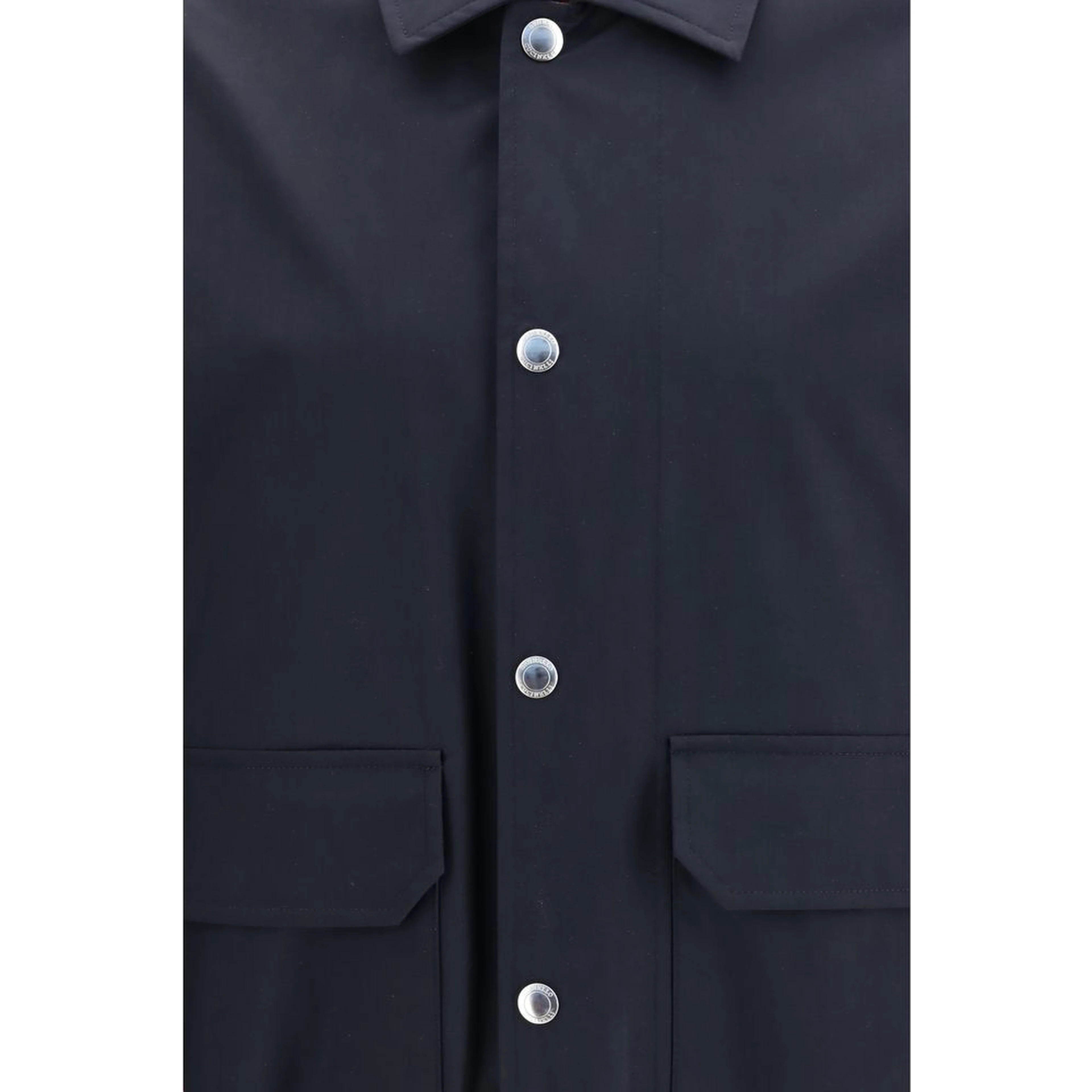 Blue Silk Biker Jacket