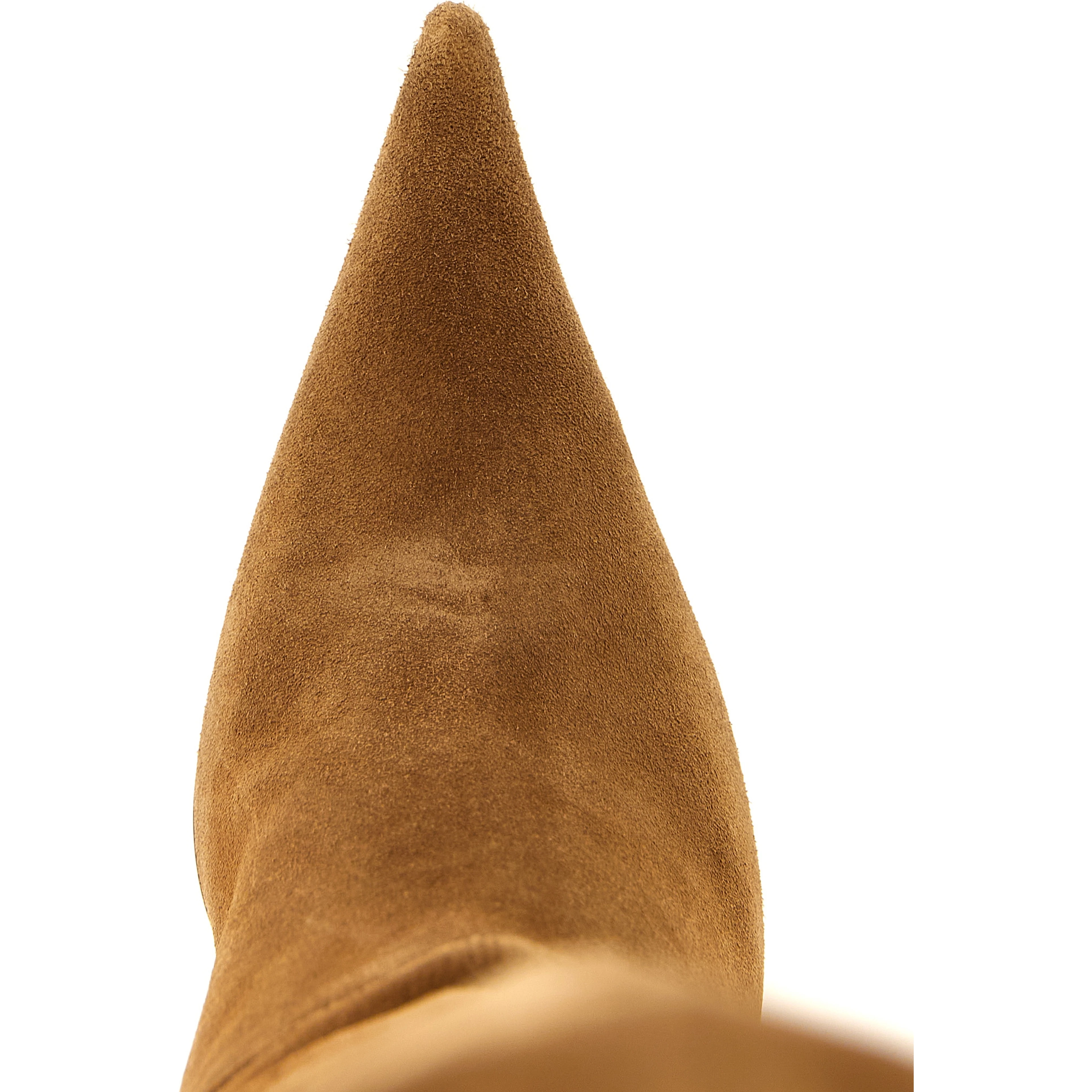 Brown Calfskin Over The Knee