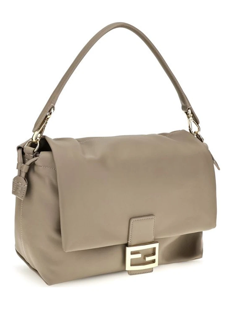 Beige Calf Leather Bos Taurus Shoulder Bag alternative