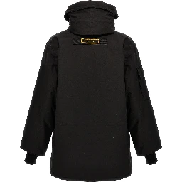 Black Polyester Parka