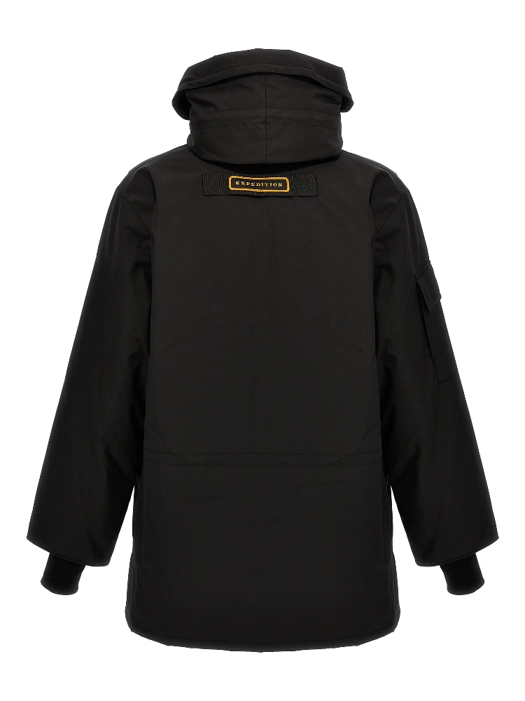 Black Polyester Parka alternative
