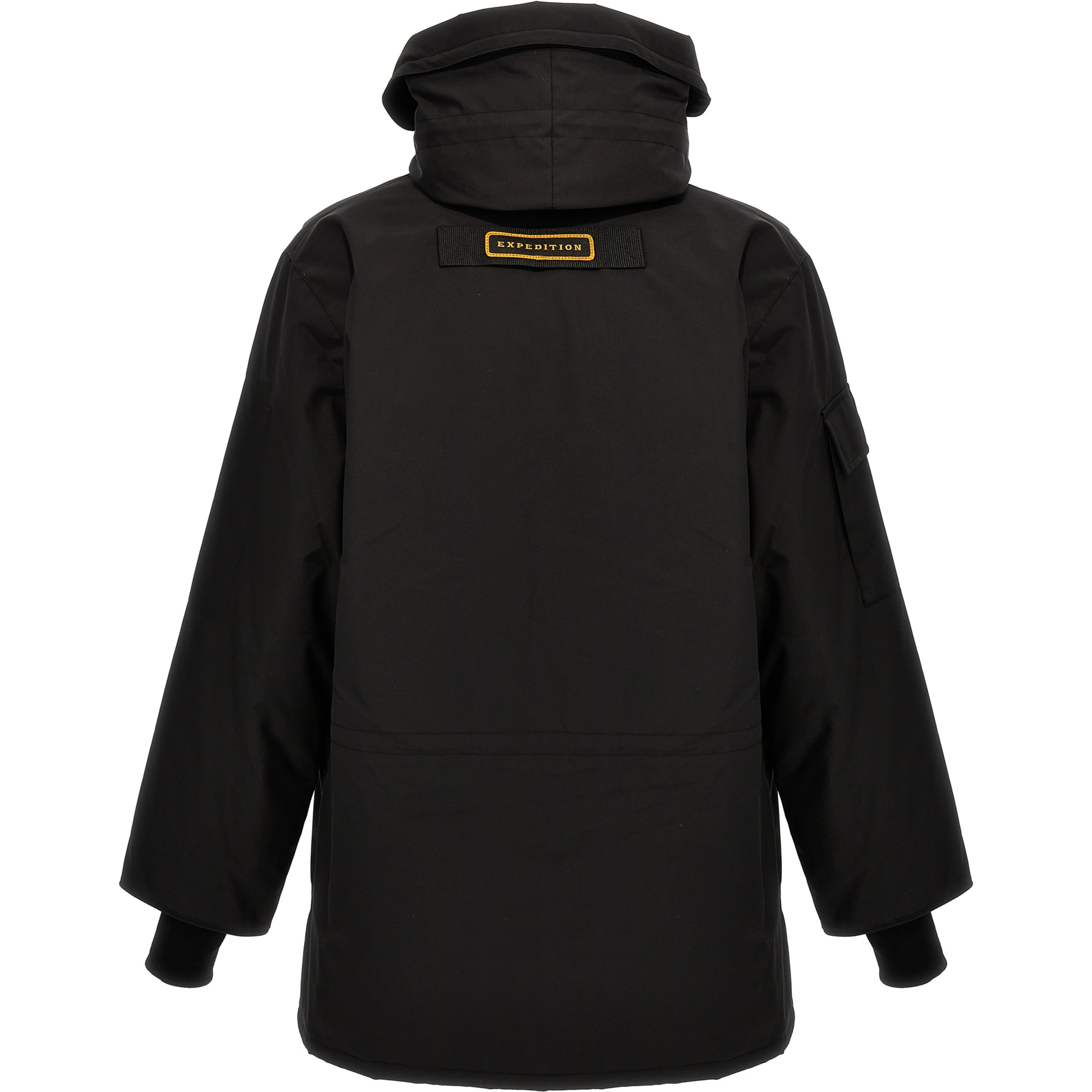 Black Polyester Parka