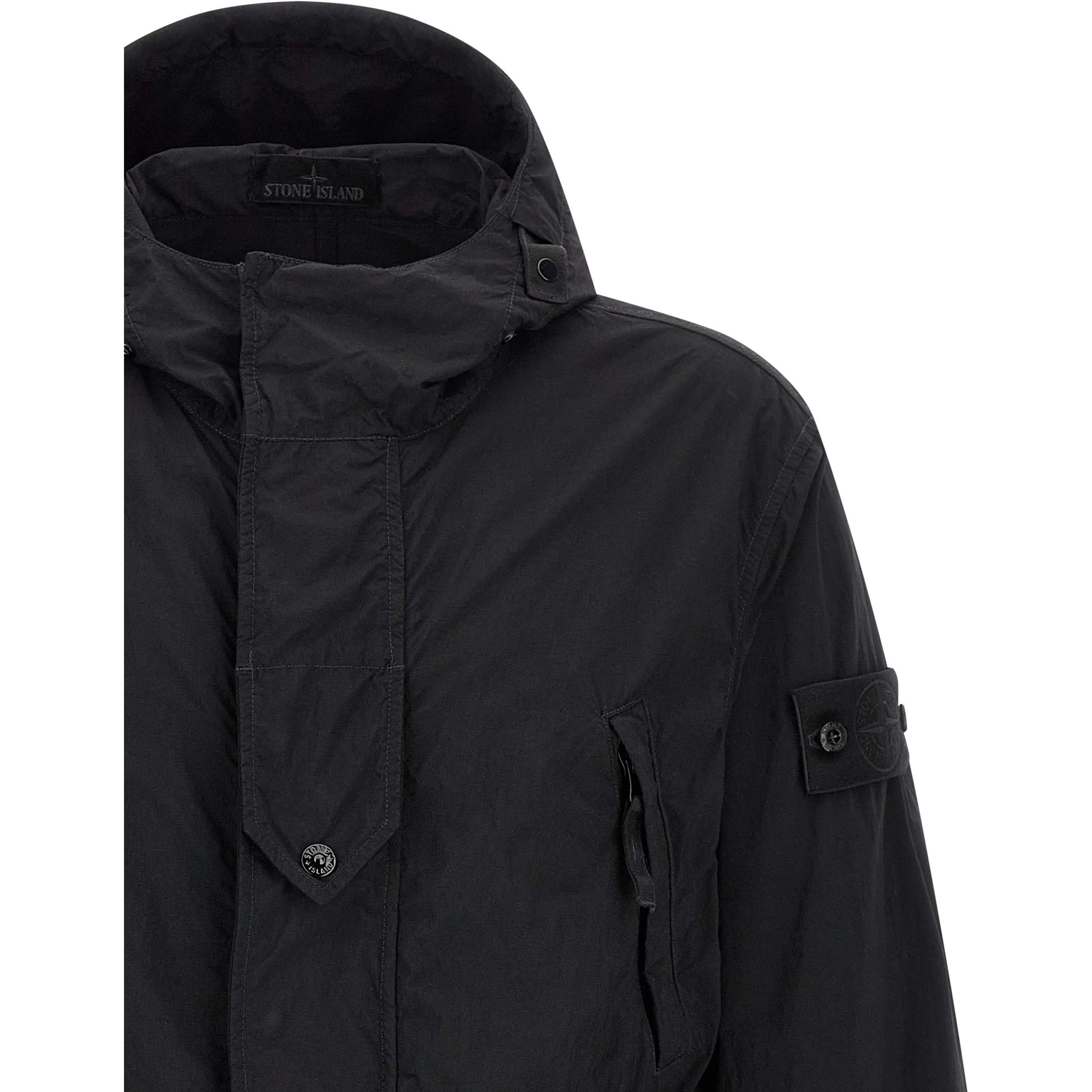 Black Polyamide Shell Jacket