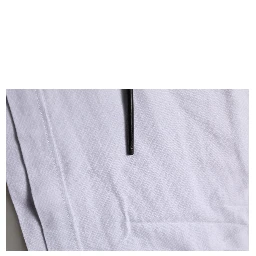 White Cotton Gold DG Logo Crew Neck T-shirt
