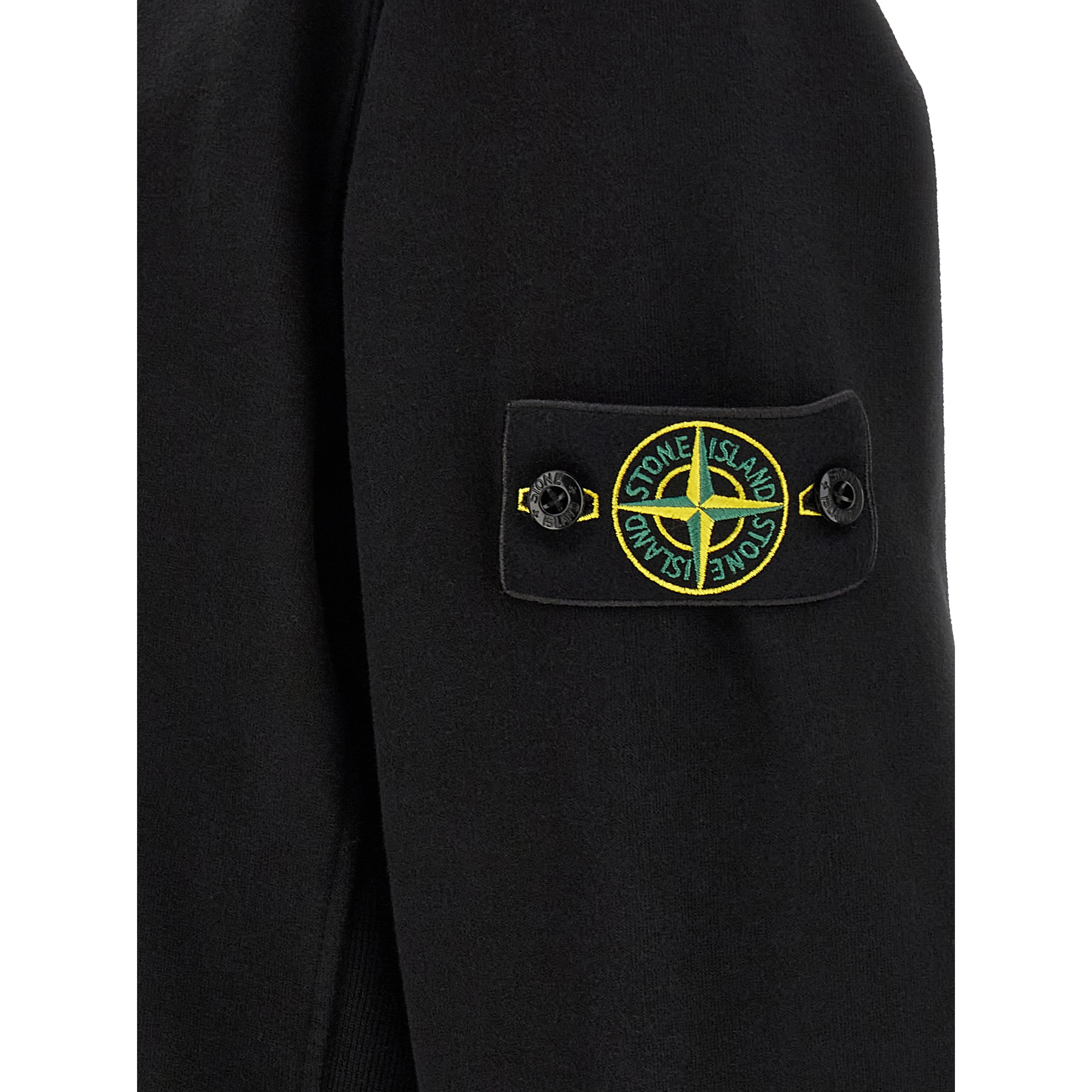 Black Cotton Sweatshirt