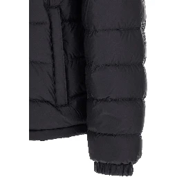 Blue Polyamide Full-Length Jacket