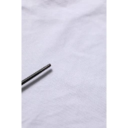 White Cotton Gold DG Logo Crew Neck T-shirt