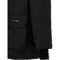 Black Polyester Parka