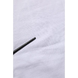 White Cotton Gold DG Logo Crew Neck T-shirt