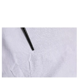 White Cotton Rose Patch Crew Neck T-shirt