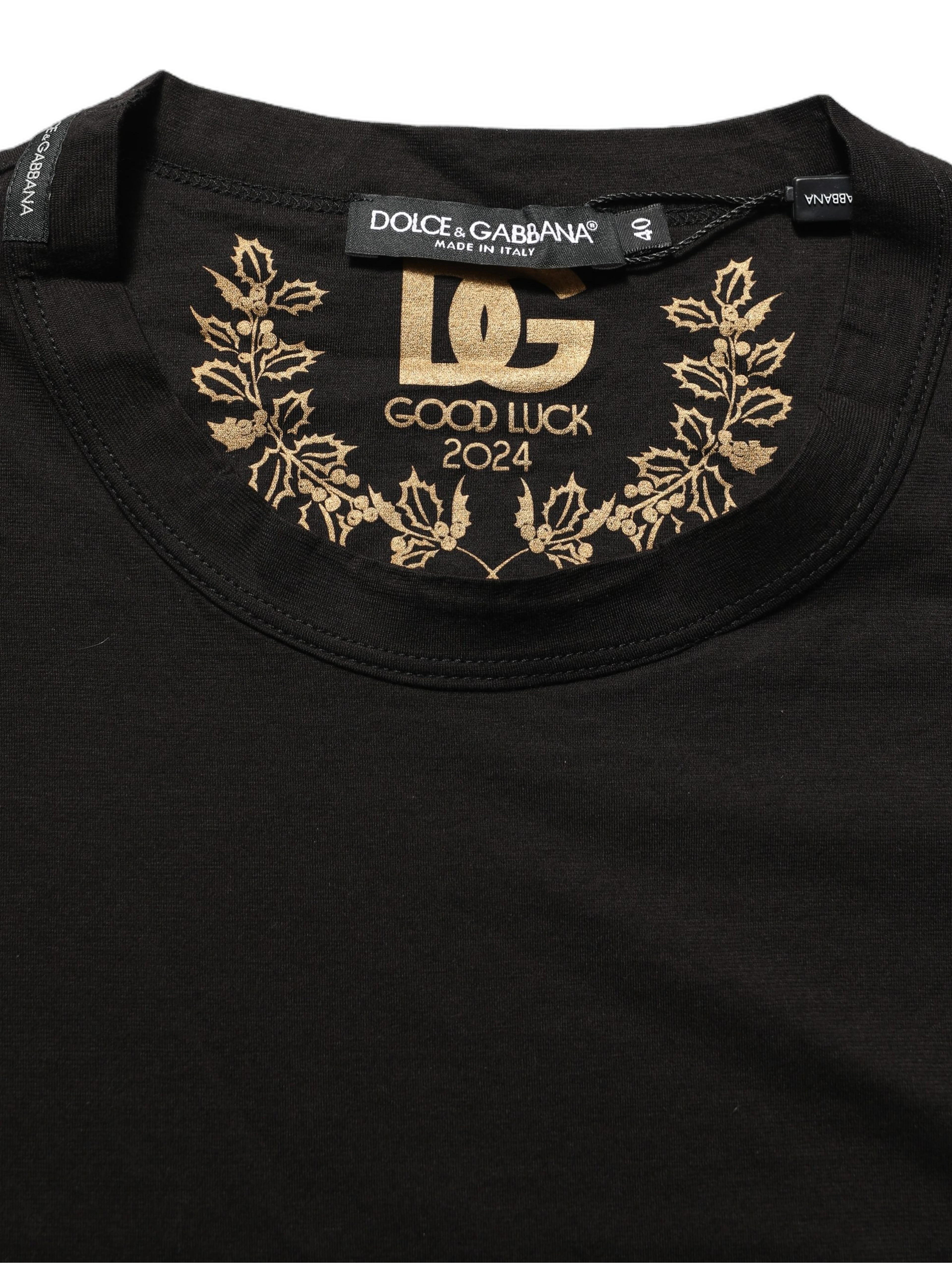Black Cotton Crew Neck Short Sleeves T-shirt