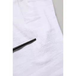 White Floral Logo Print Crew Neck T-shirt