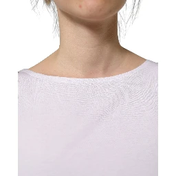 White Cotton Sleeveless Cropped Tank Top
