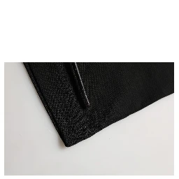Black Cotton Crew Neck Short Sleeves T-shirt