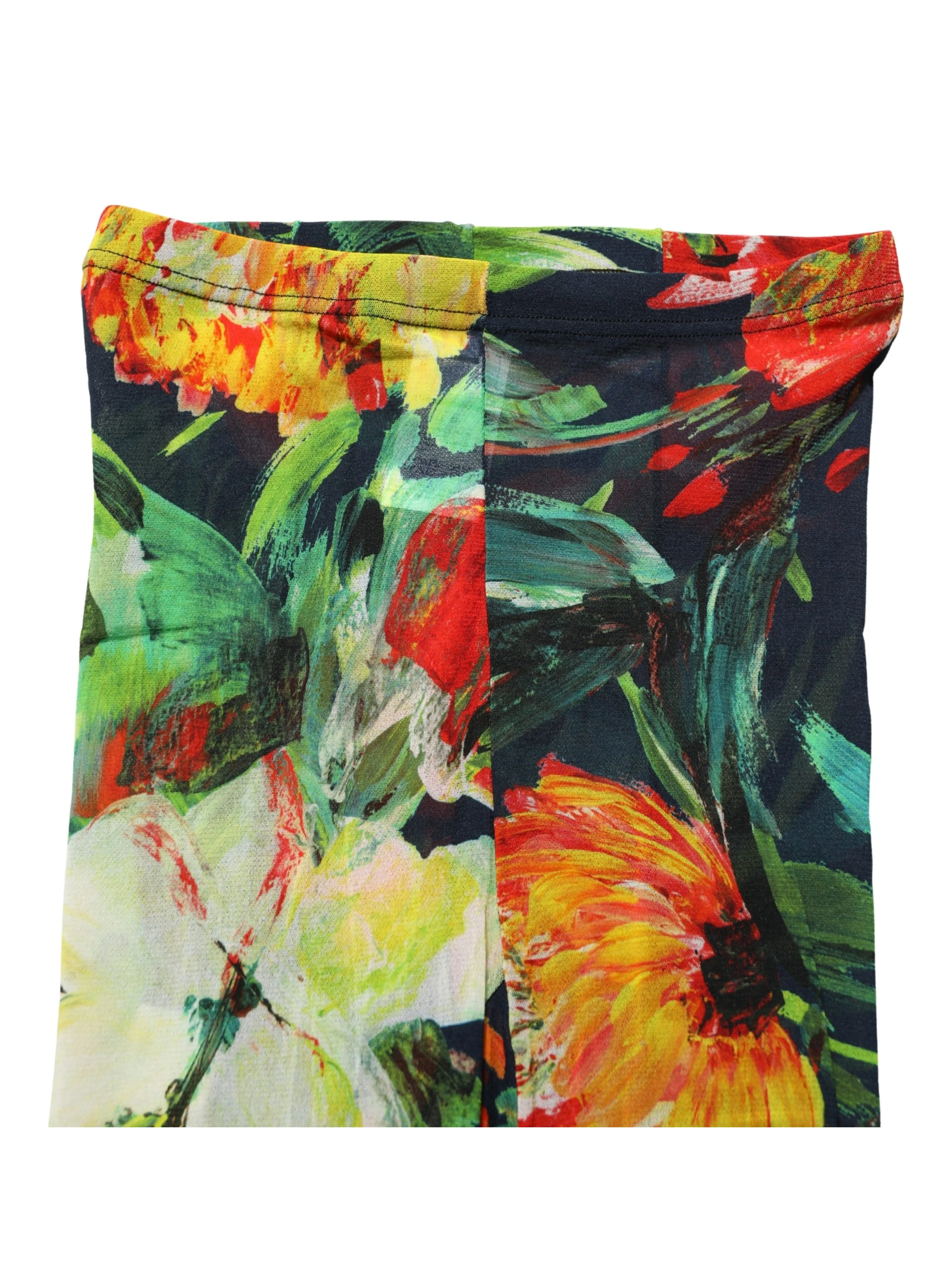 Black Floral Print Tights Sheer Stockings Socks