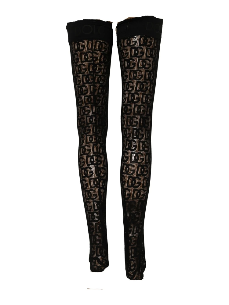Violet Floral Fishnet Tights Stockings Pantyhose Socks