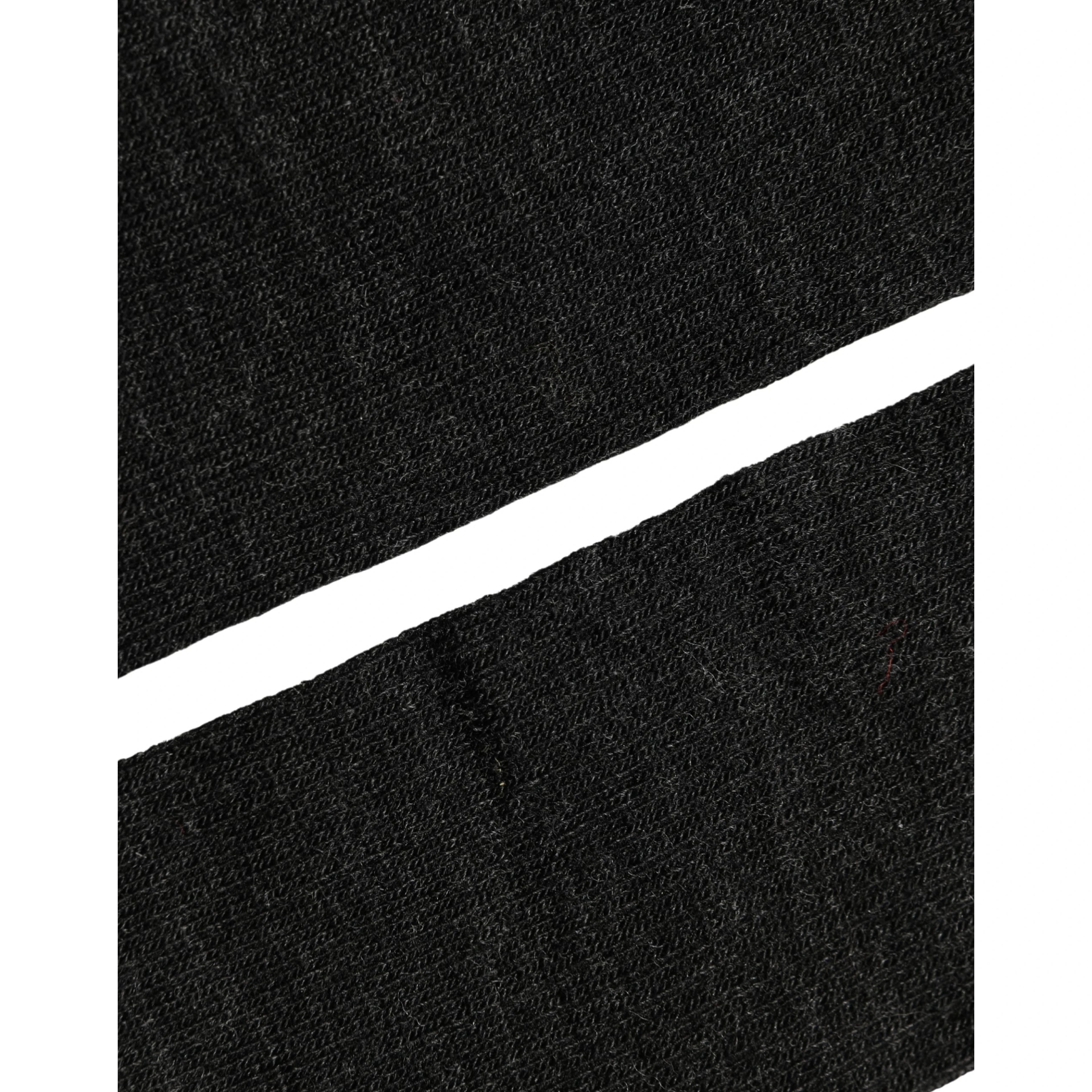 Black Wool Knit Calf Long Women Accessory Socks