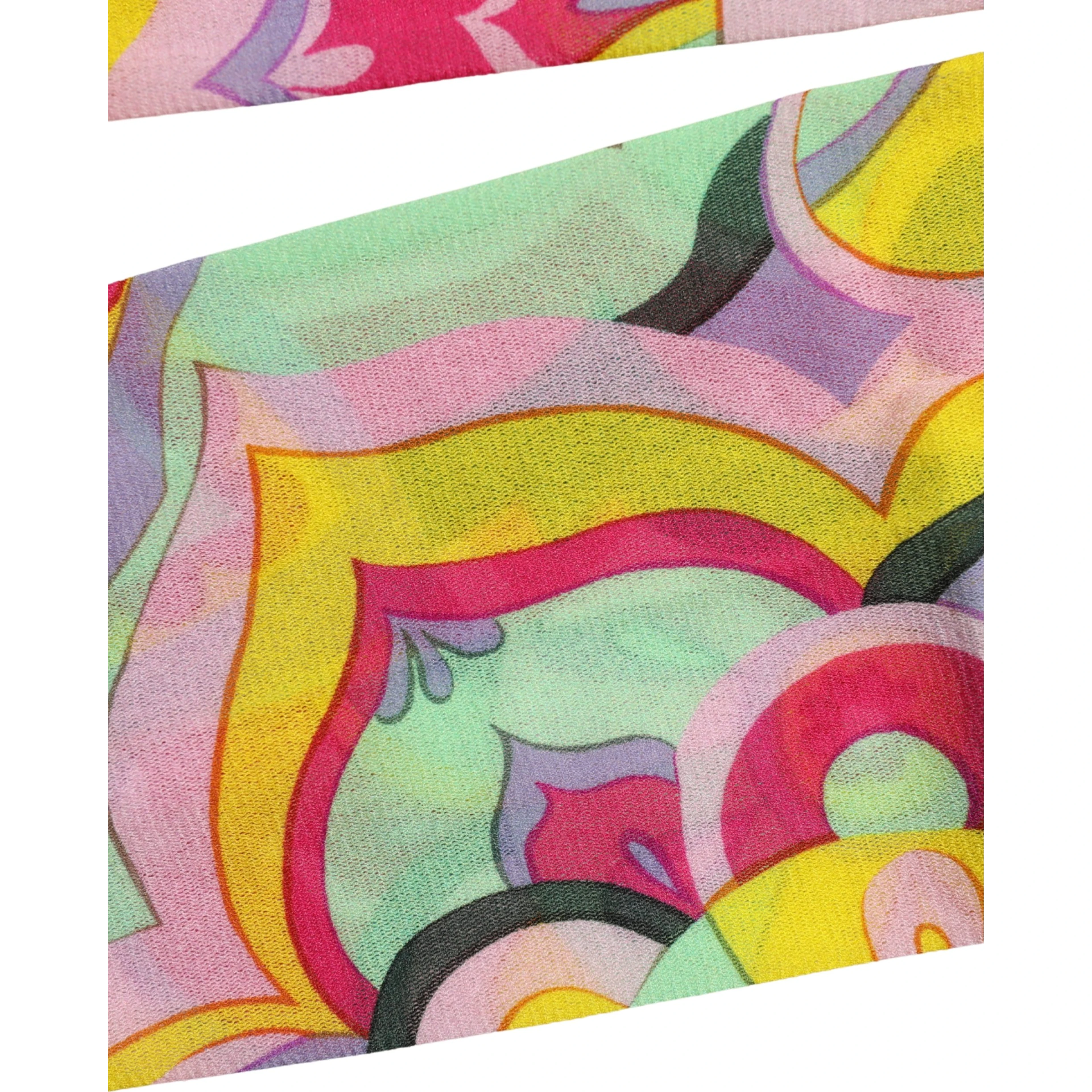 Multicolor Floral Print Tights Stockings Socks