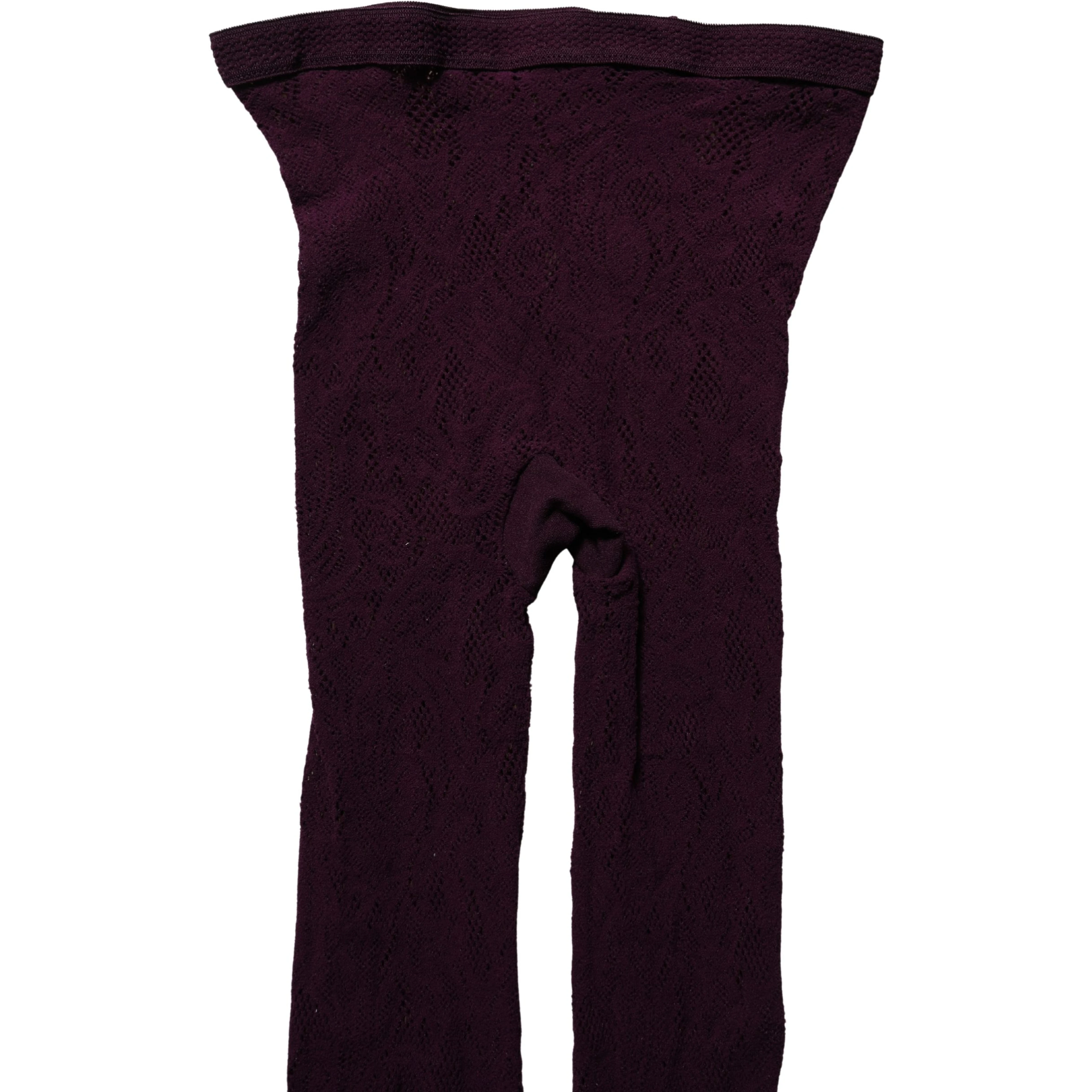 Violet Floral Fishnet Tights Stockings Pantyhose Socks