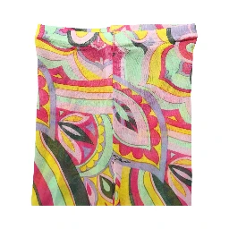 Multicolor Floral Print Tights Stockings Socks