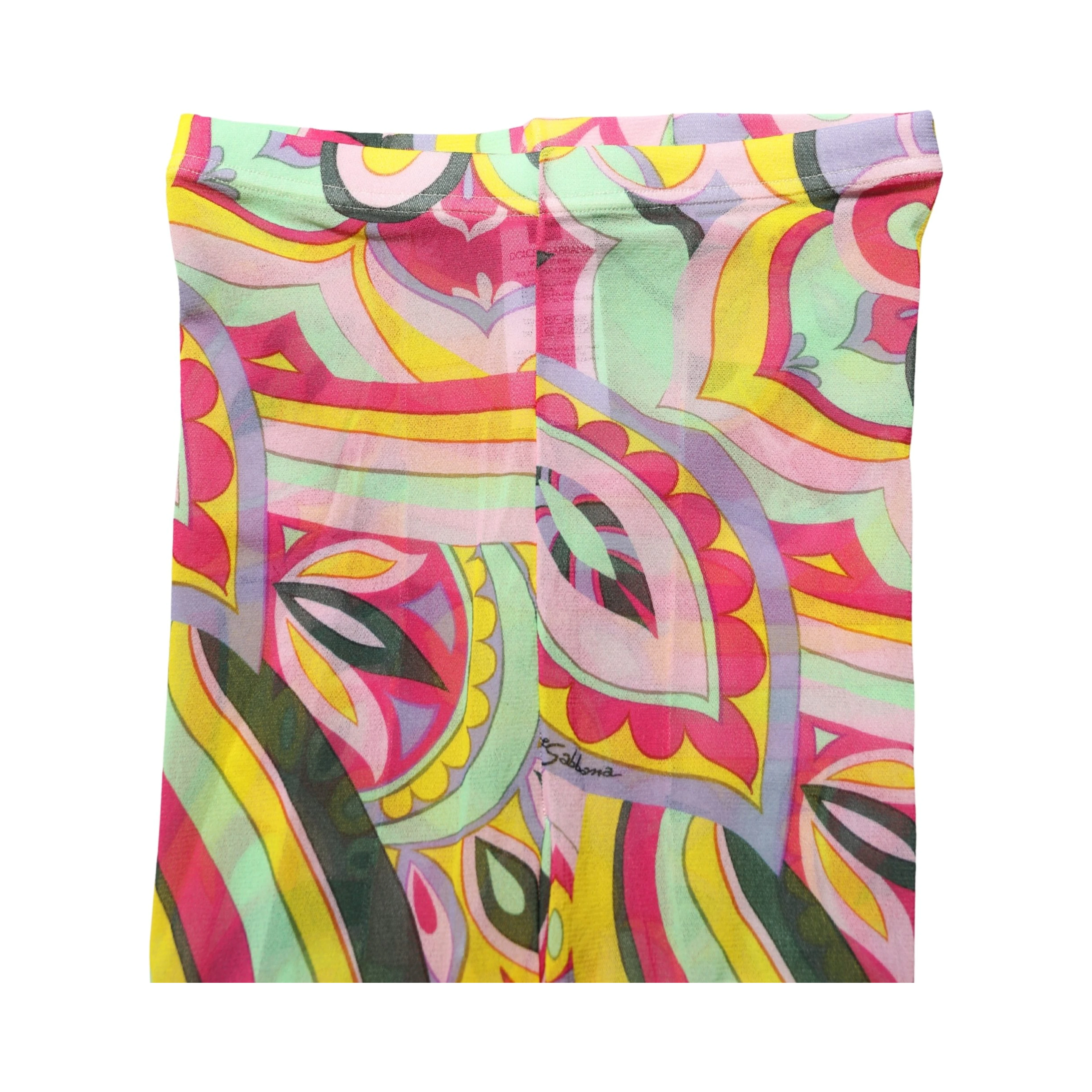 Multicolor Floral Print Tights Stockings Socks