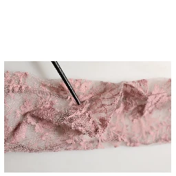 Pink Floral Lace Tights Stockings Pantyhose Socks