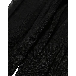 Black Nylon Logo Tights Stocking Pantyhose Socks