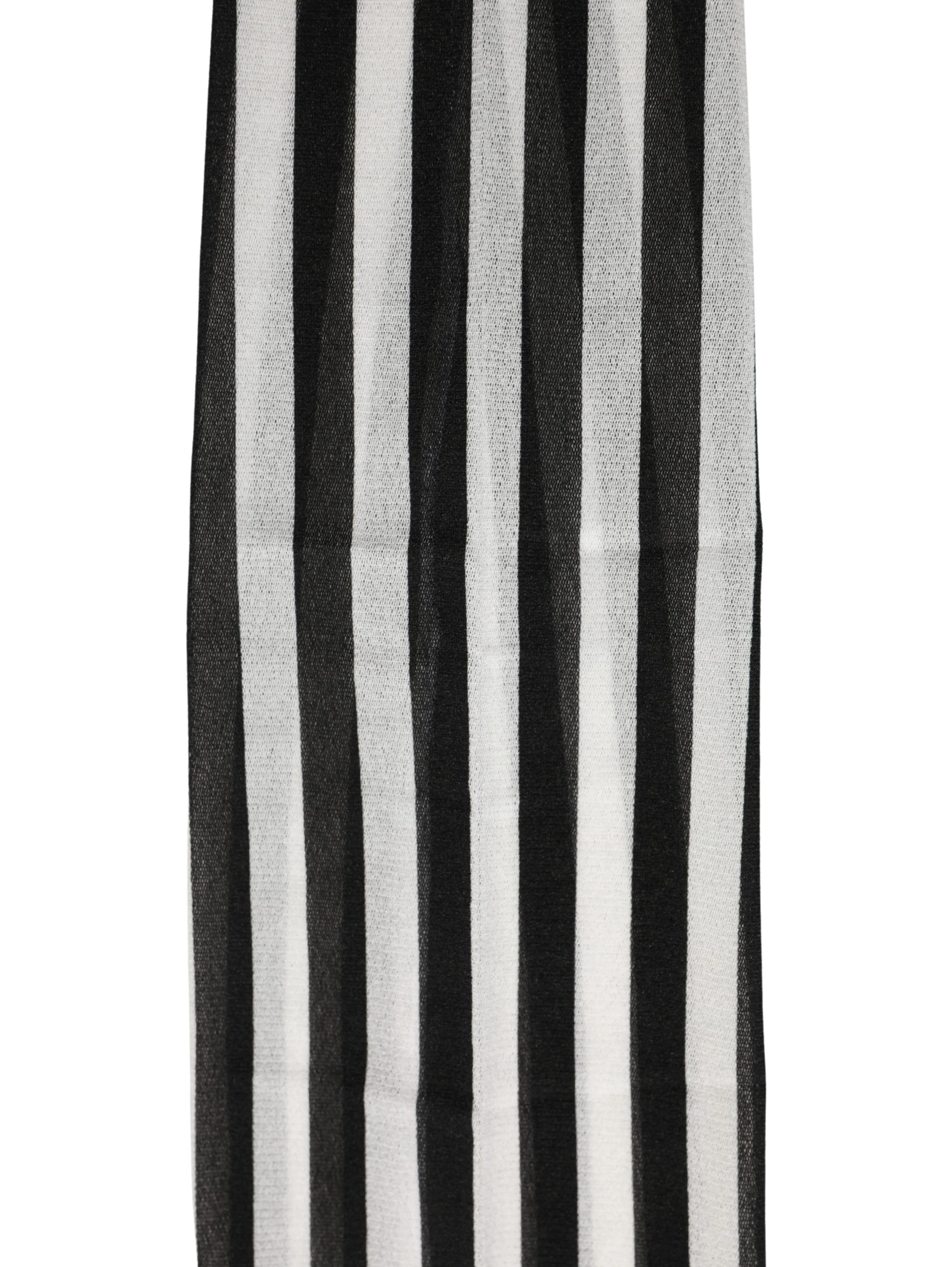 Black White Stripes Tights Stocking Pantyhose Socks