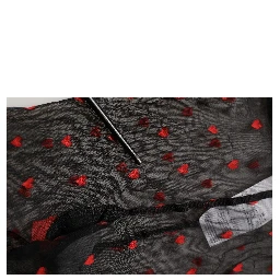 Black Nylon Hearts Tights Stocking Pantyhose Socks
