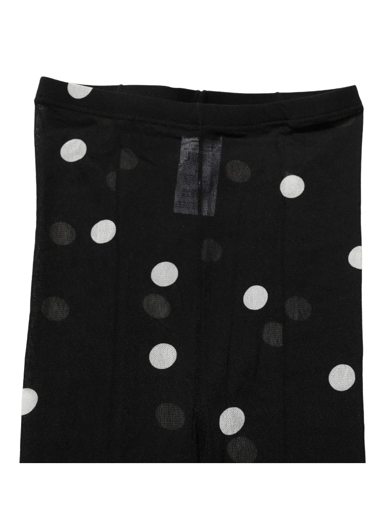 Black Polka Dot Tights Stockings Pantyhose Socks