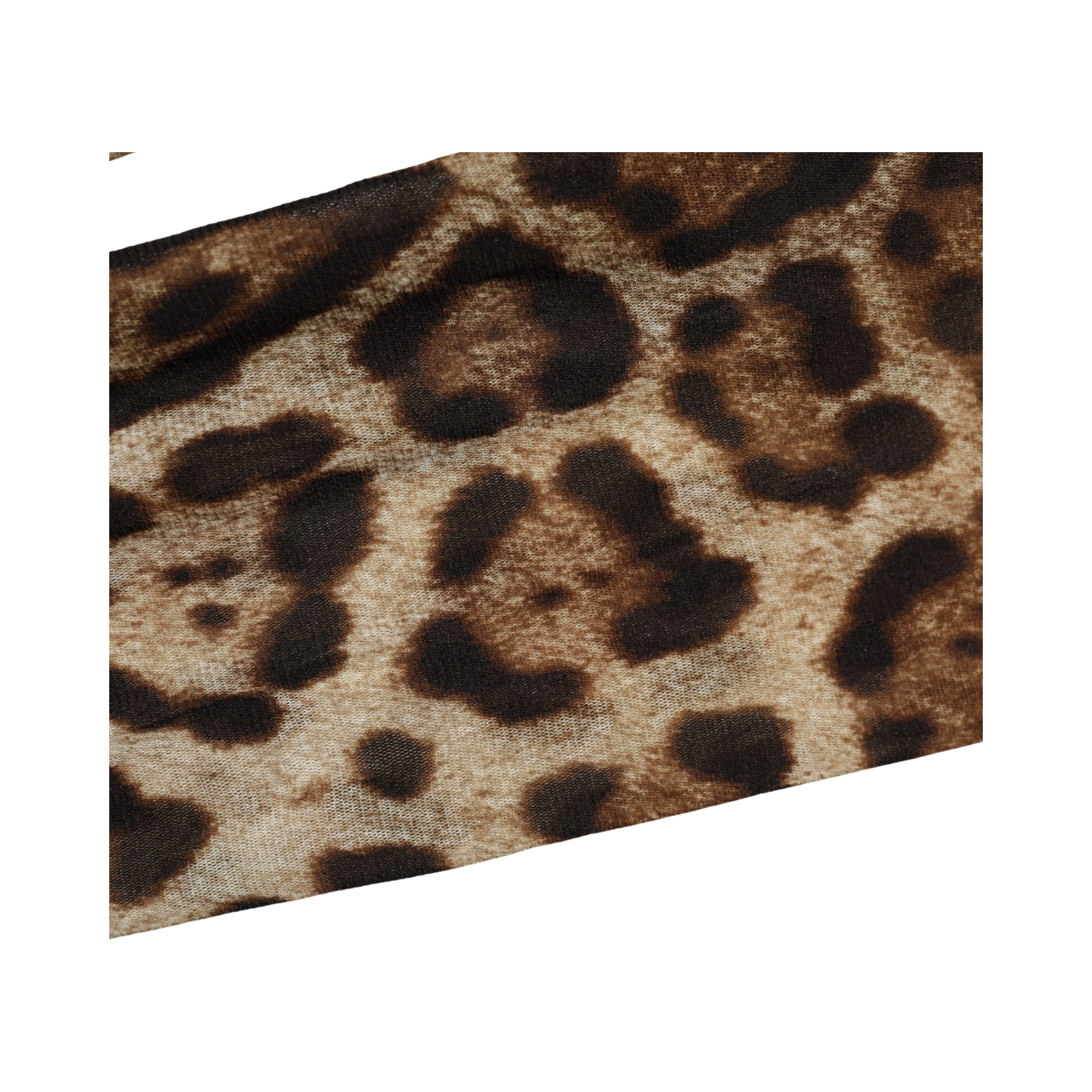 Brown Leopard Nylon Tights Stocking Pantyhose Socks