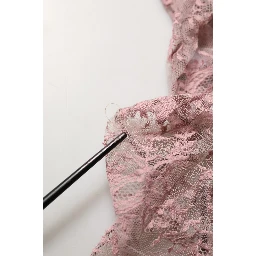 Pink Floral Lace Tights Stockings Pantyhose Socks