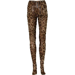 Brown Leopard Nylon Tights Stocking Pantyhose Socks