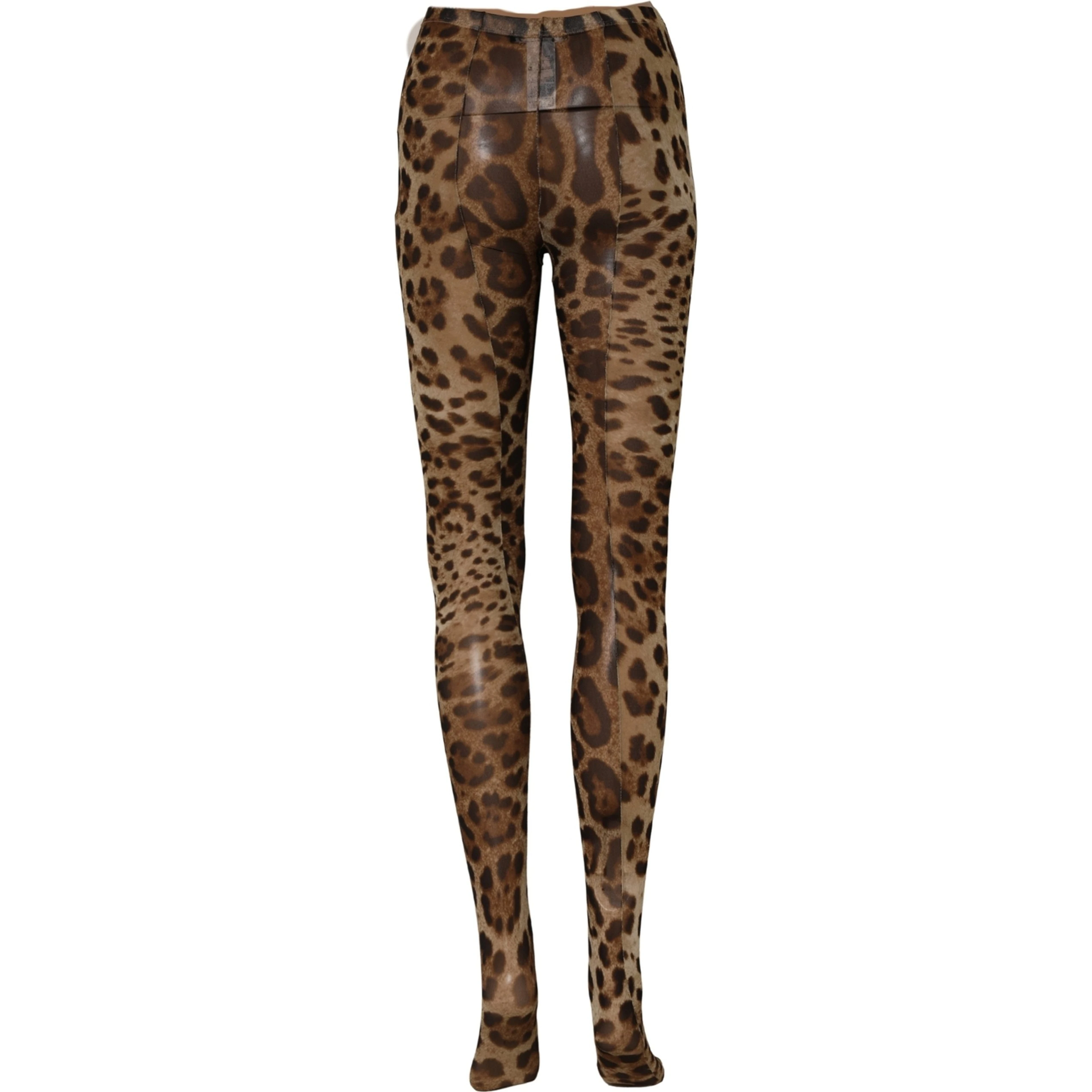 Brown Leopard Nylon Tights Stocking Pantyhose Socks