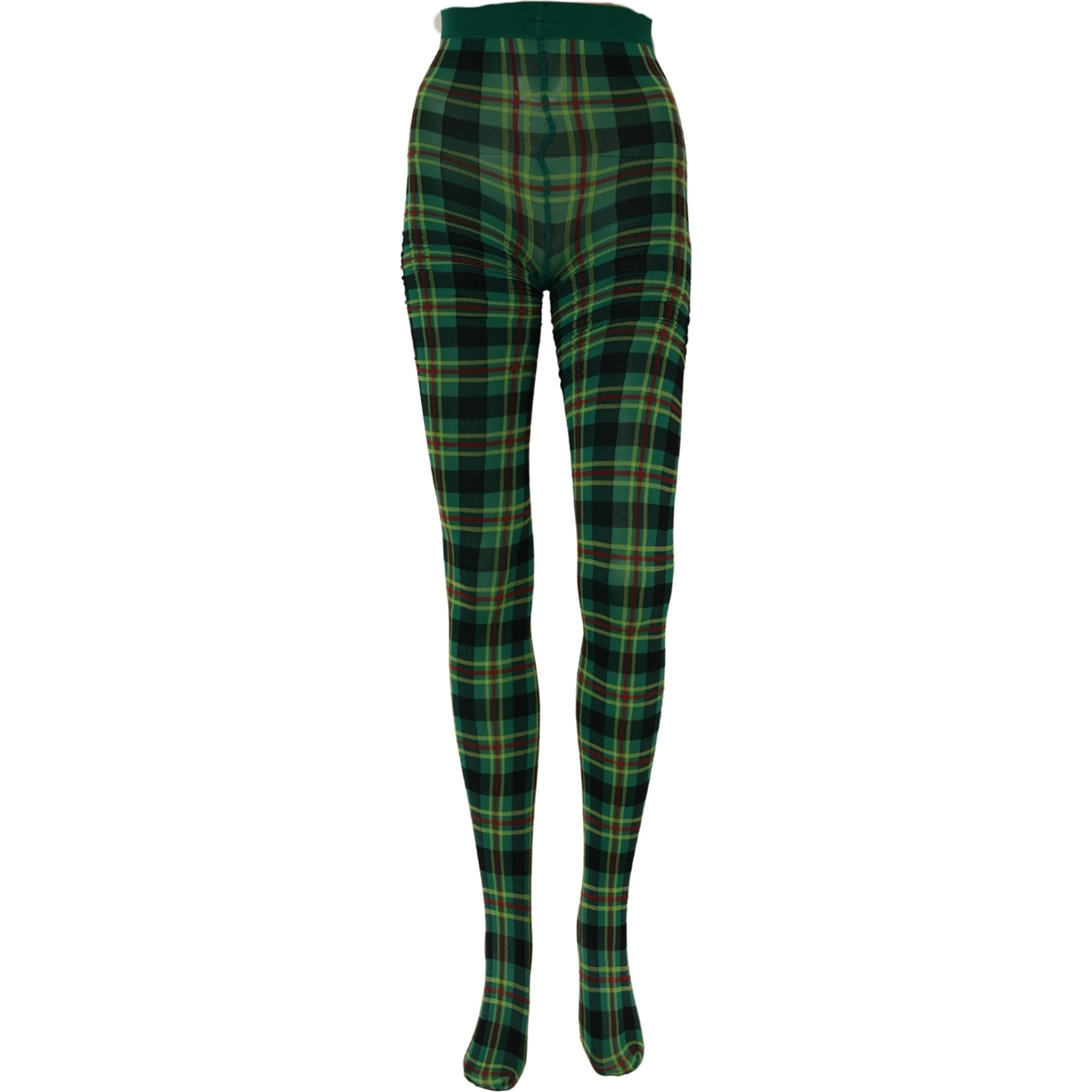 Multicolor Plaid Tights Stocking Pantyhose Socks