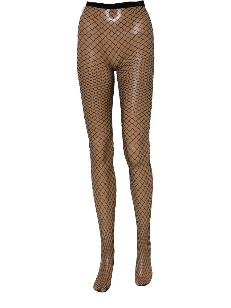 Black Fishnet Tights Stocking Pantyhose One Size Socks alternative