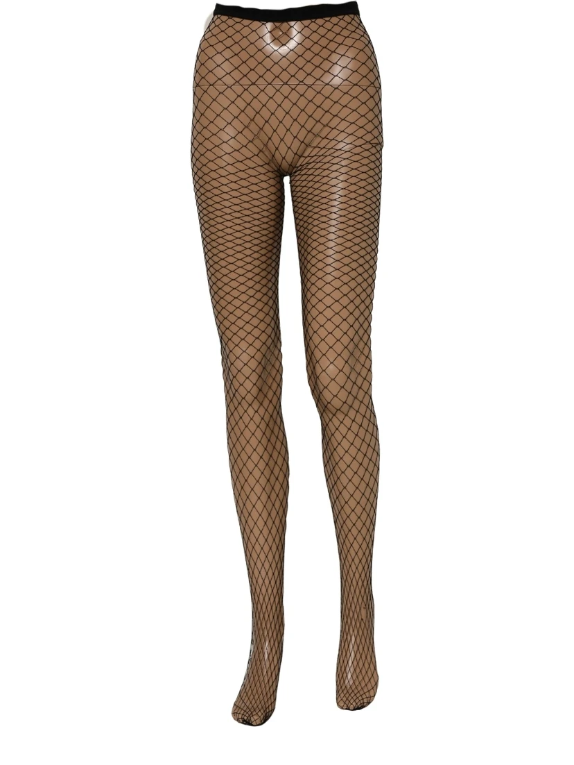 Black Fishnet Tights Stocking Pantyhose One Size Socks