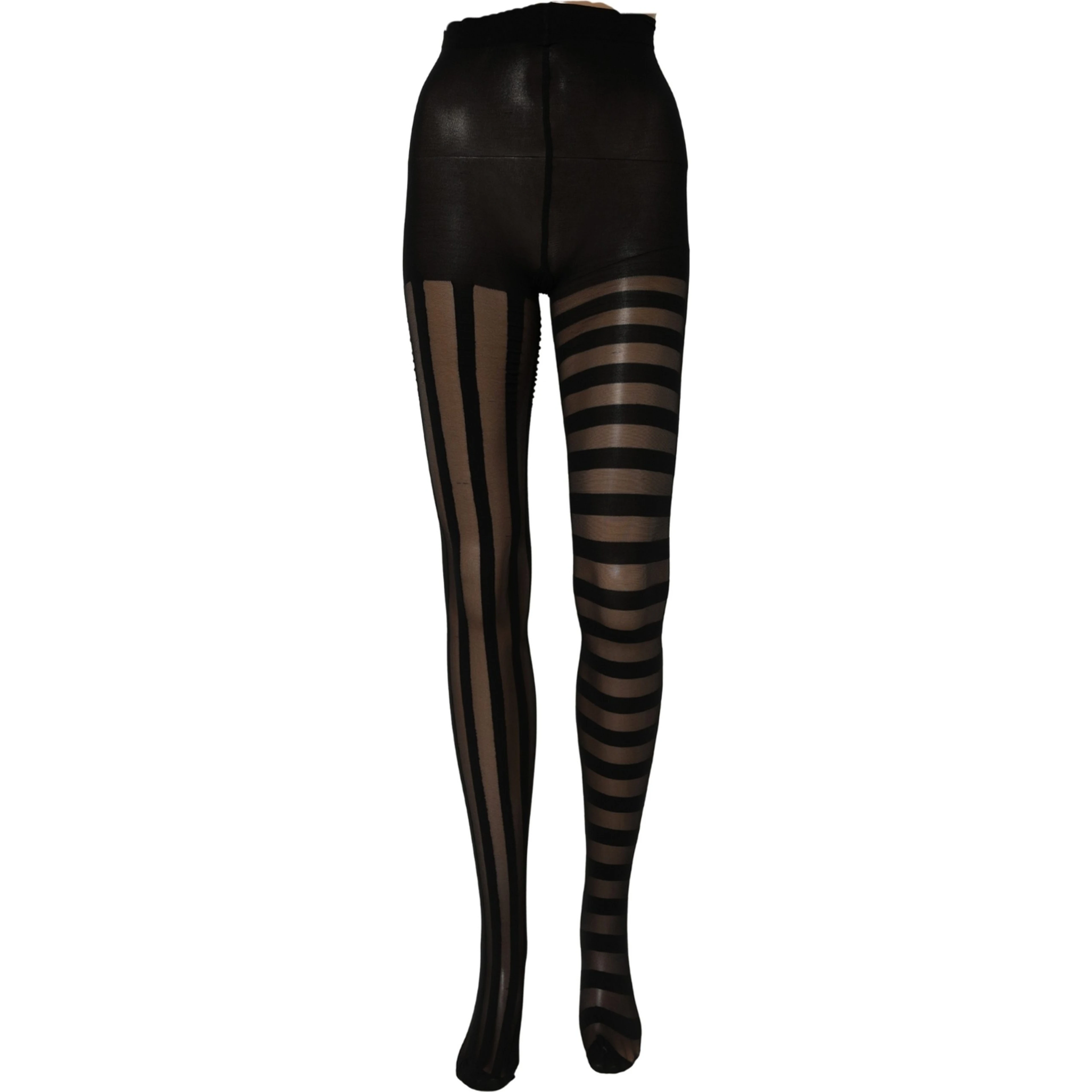 Black Stripes Tights Stockings Pantyhose Socks