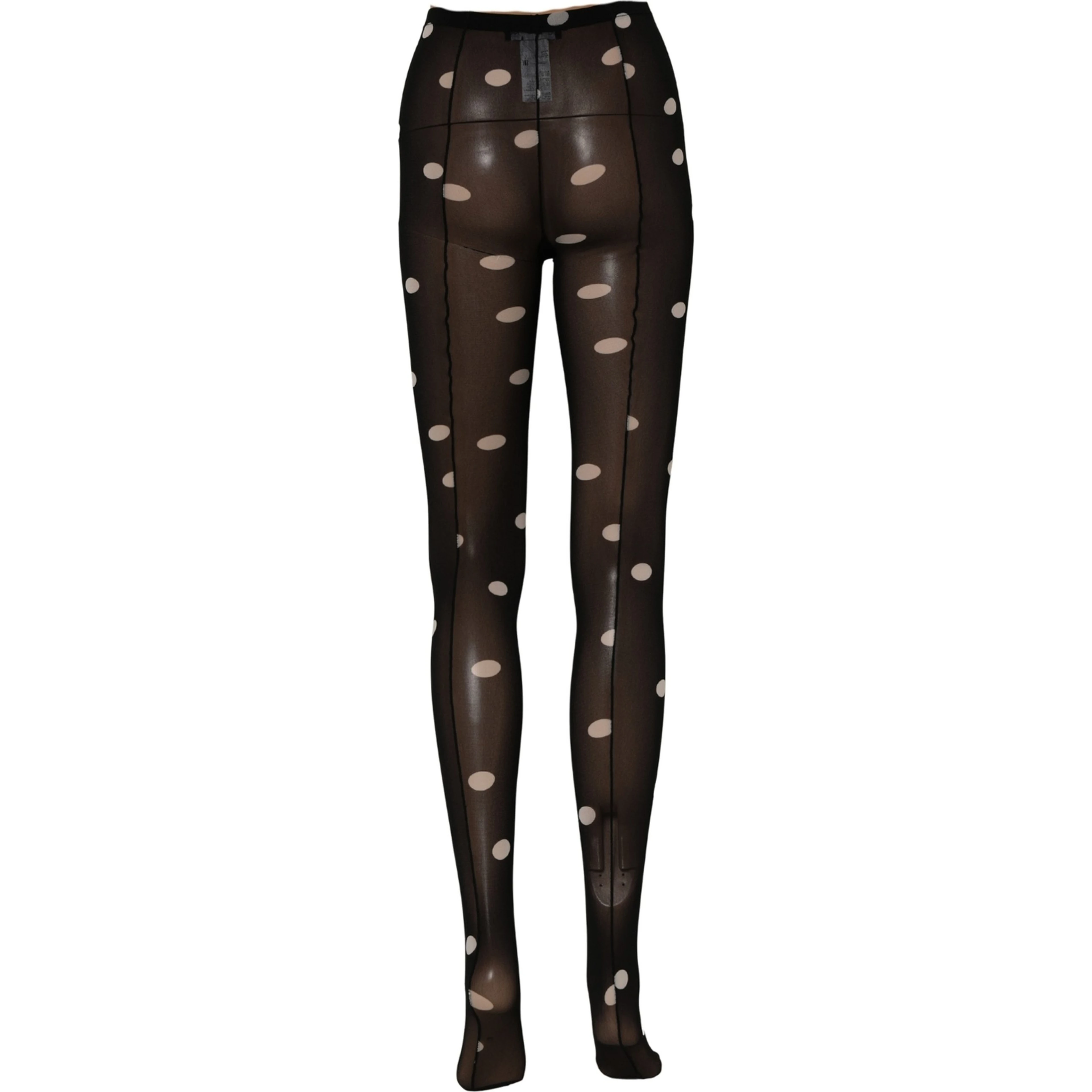 Black Polka Dot Tights Stockings Pantyhose Socks