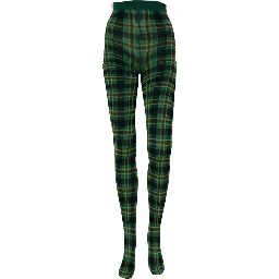 Multicolor Plaid Tights Stocking Pantyhose Socks