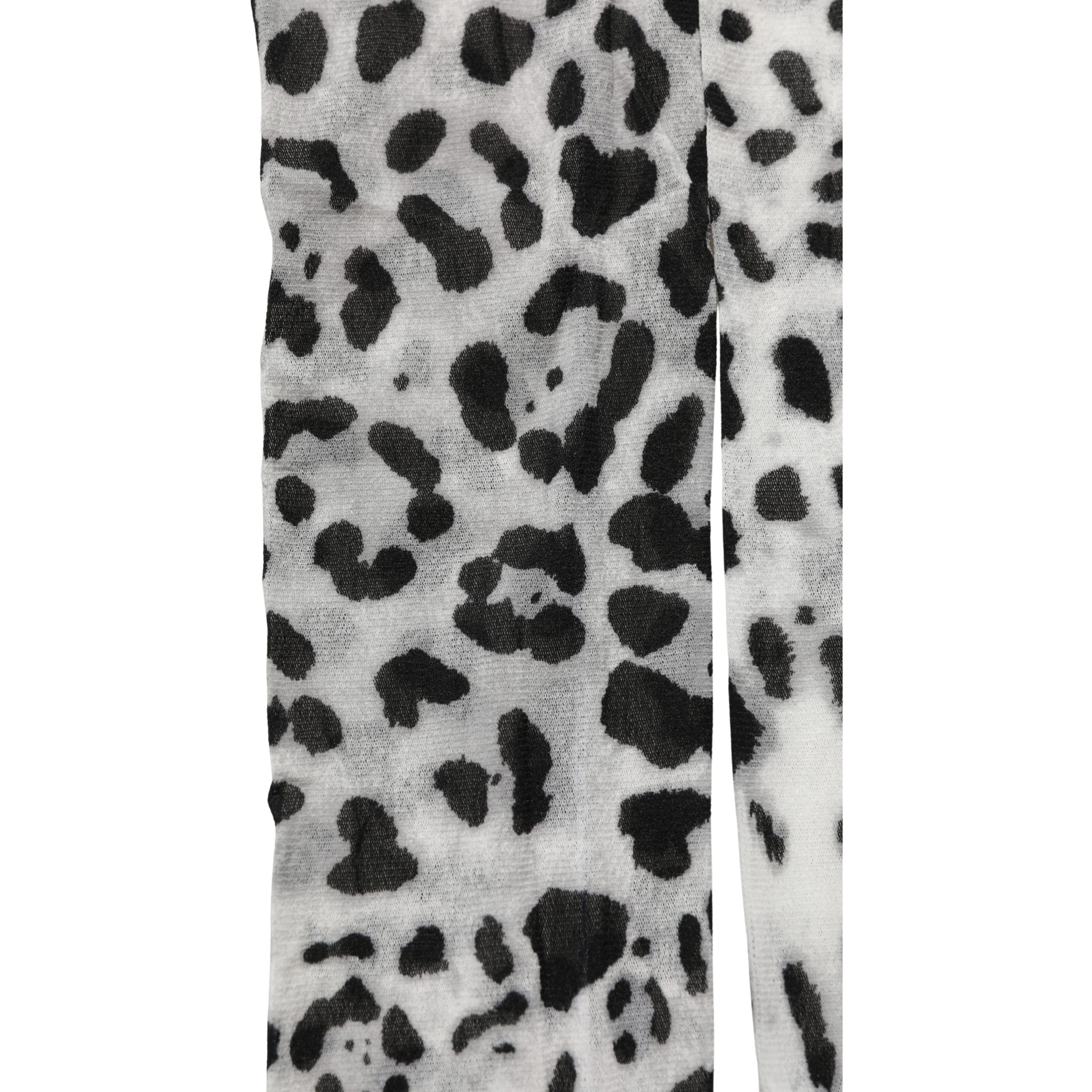 Gray Leopard Nylon Tights Stocking Pantyhose Socks