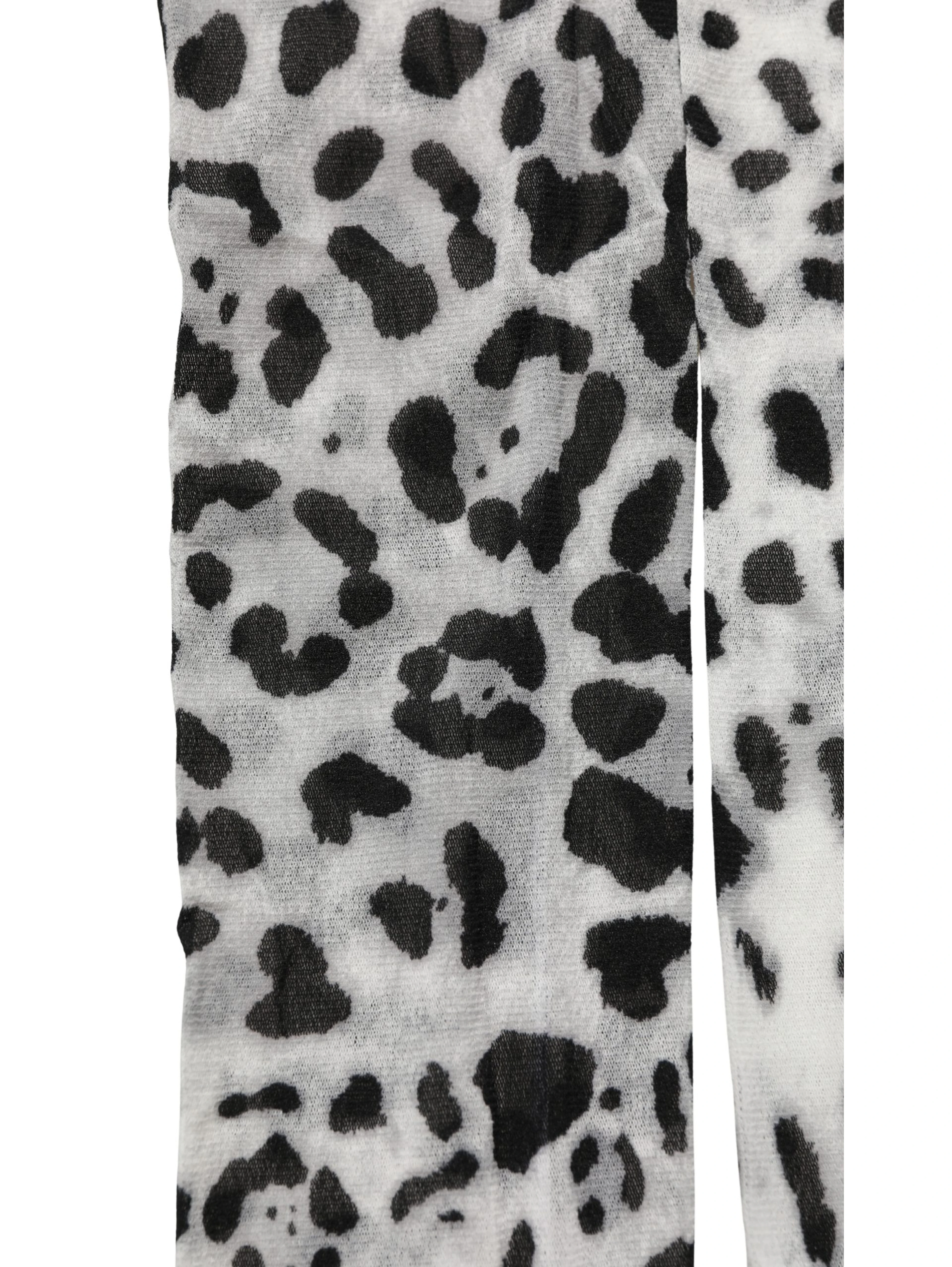 Gray Leopard Nylon Tights Stocking Pantyhose Socks
