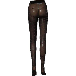 Black Nylon Hearts Tights Stocking Pantyhose Socks