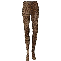 Brown Leopard Nylon Tights Stocking Pantyhose Socks